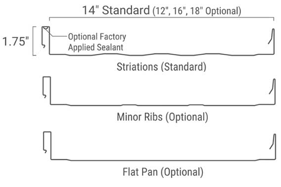 Snap Seam Metal Roofing